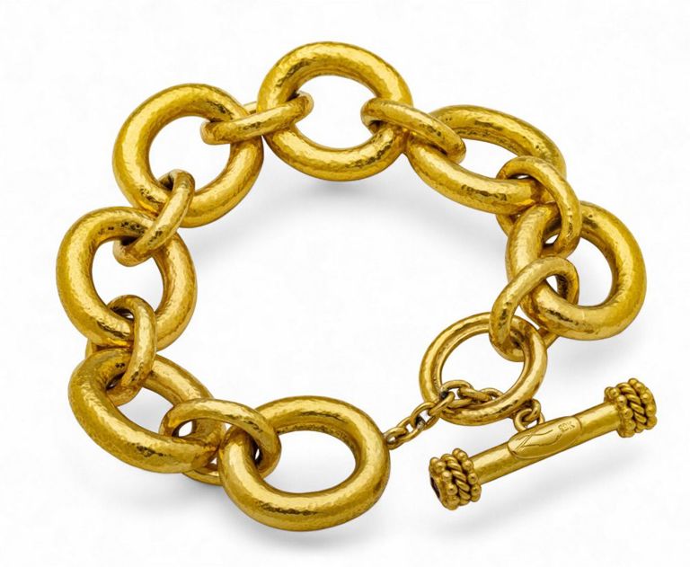 19k Yellow Gold Toggle Bracelet