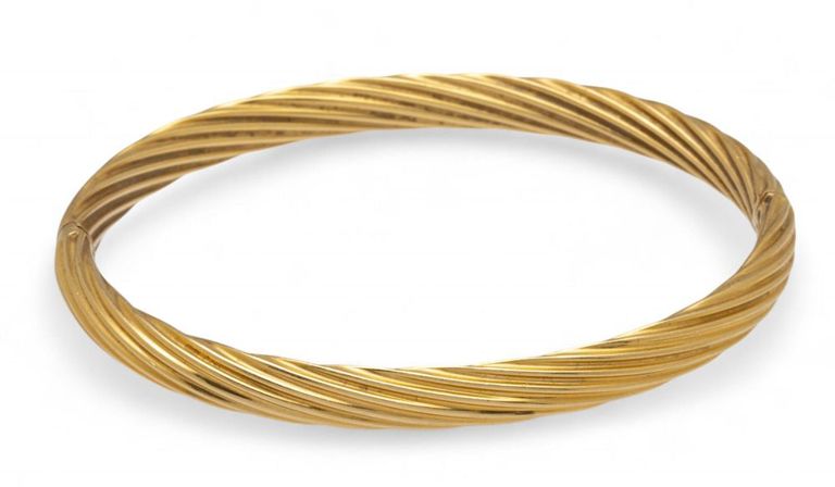 14k Yellow Gold Bangle Bracelet