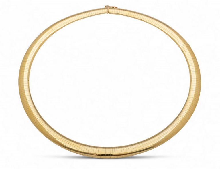 14k Yellow Gold Collar Necklace
