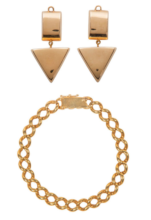 Set of 2 14k Gold Jewelry