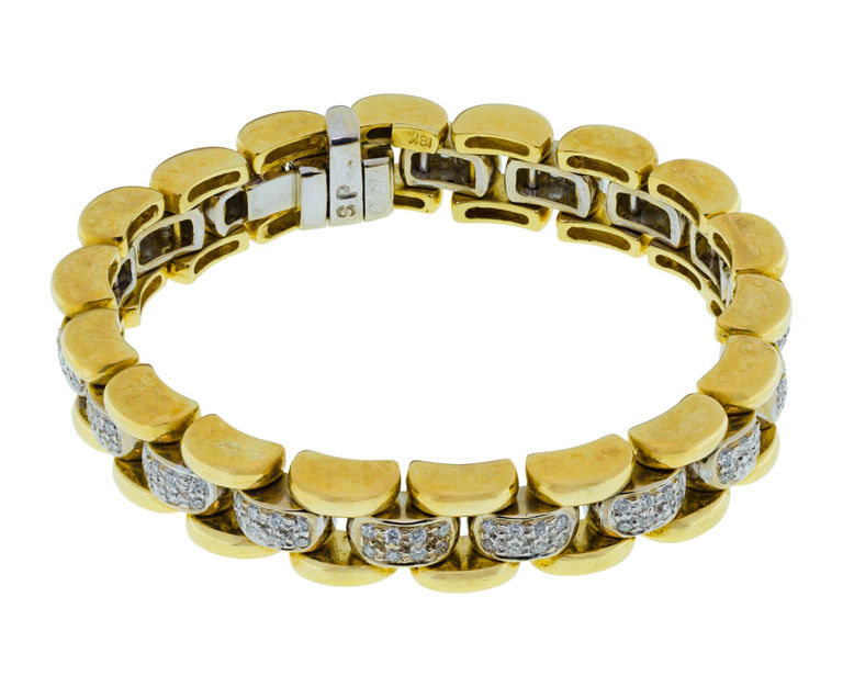 18k Gold Diamond Bracelet