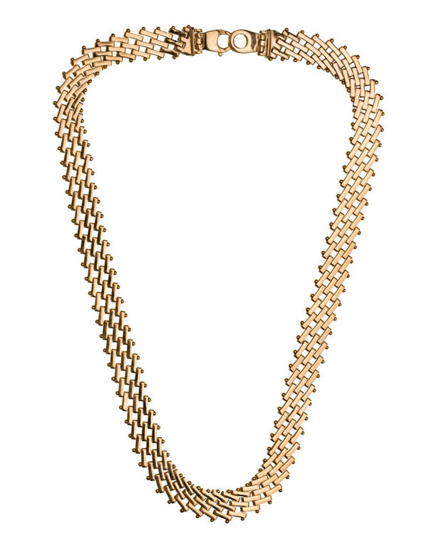 14k Gold Fantasy Link Necklace