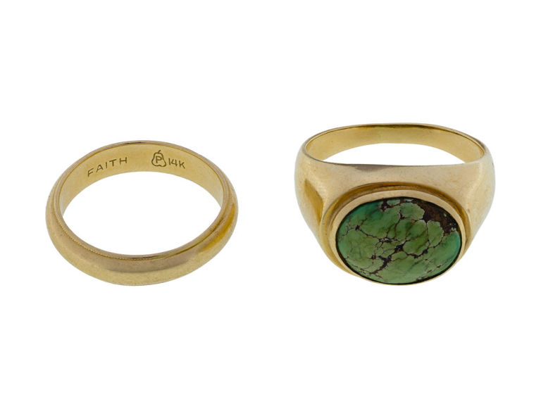 Set of 2 Gold Rings