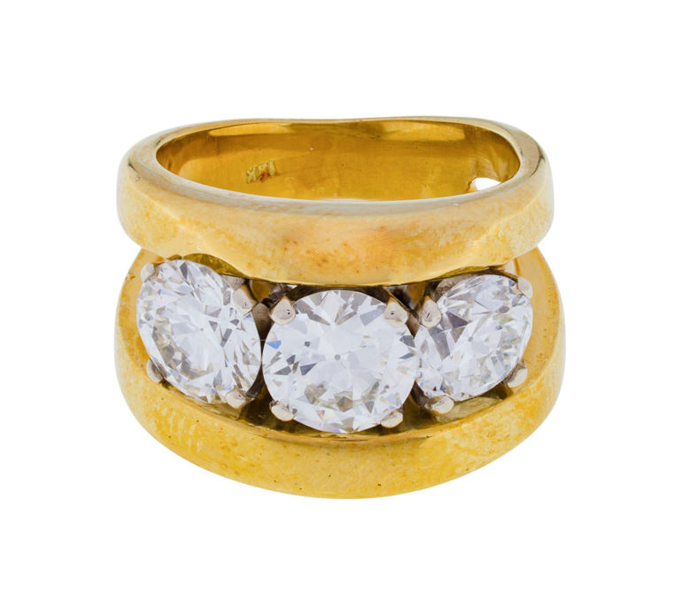 18k Gold Diamond Ring
