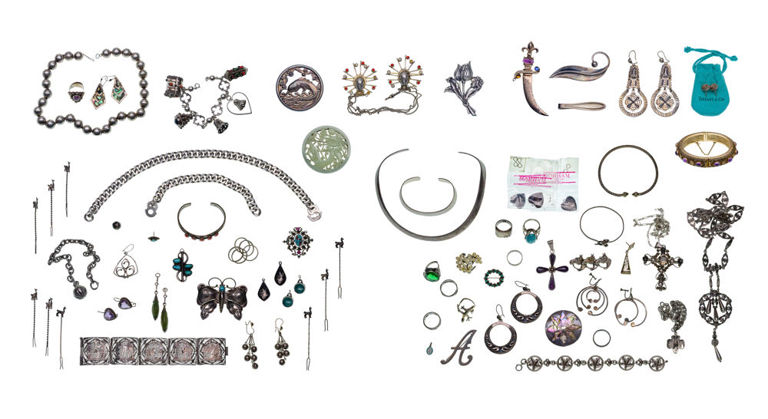 Set of Sterling Silver and Gemstone Jewelry
