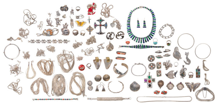 Sterling Silver and Gemstone Jewelry Assortment
