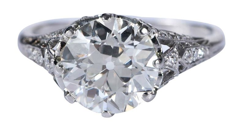 14k Gold Diamond Ring