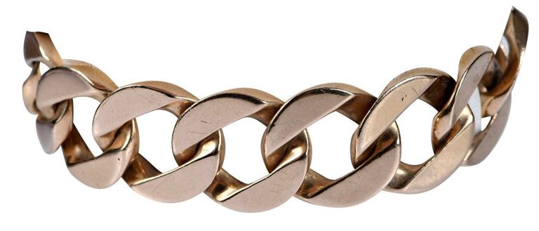 14k Gold Curb Link Bracelet