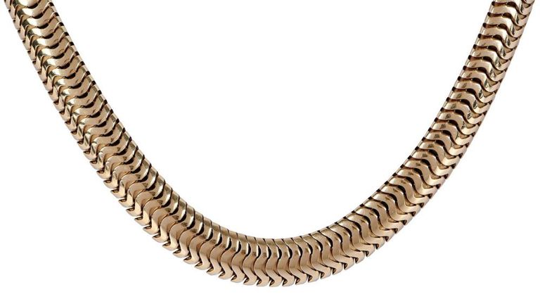 14k Gold Snake Chain Necklace