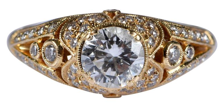18k Gold Diamond Ring