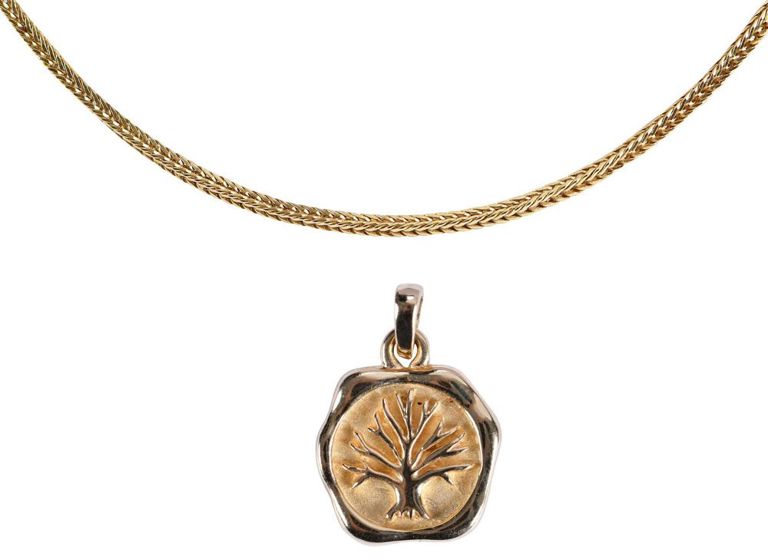 Gold Tree of Life Pendant Necklace