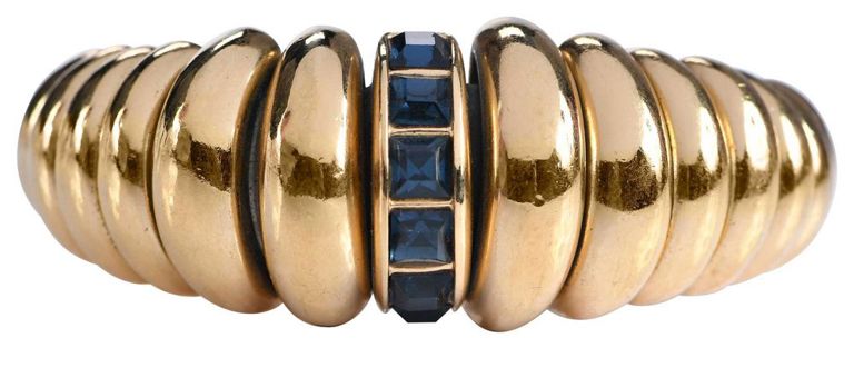 Yves Saint Laurent Blue Crystal Bracelet