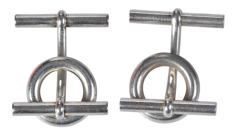 Sterling Silver Equestrian Cufflinks