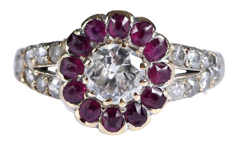 Diamond and Ruby Ring