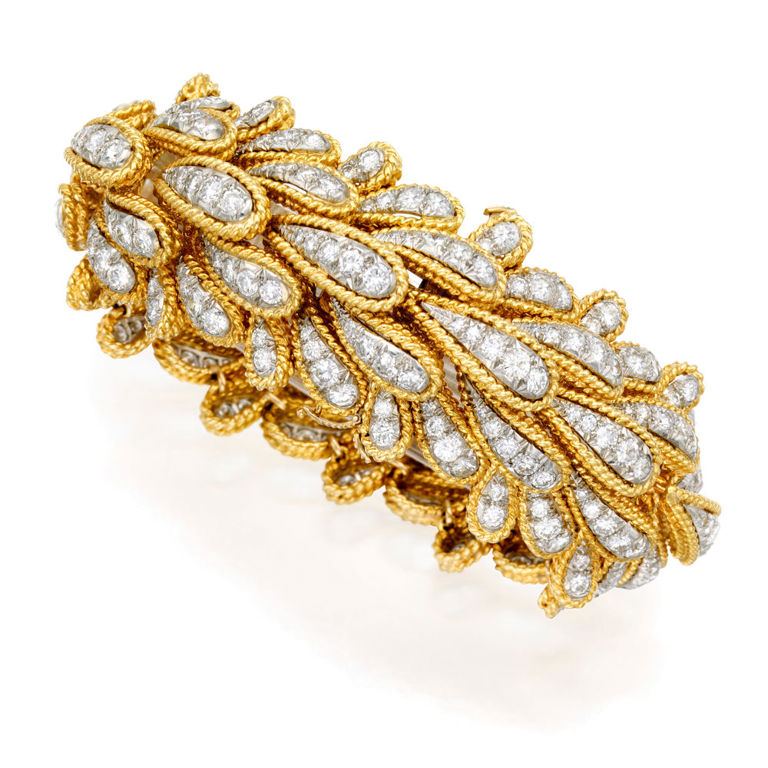 18k Yellow Gold Diamond Bracelet