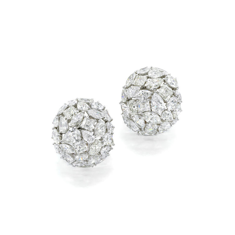Platinum Diamond Earrings