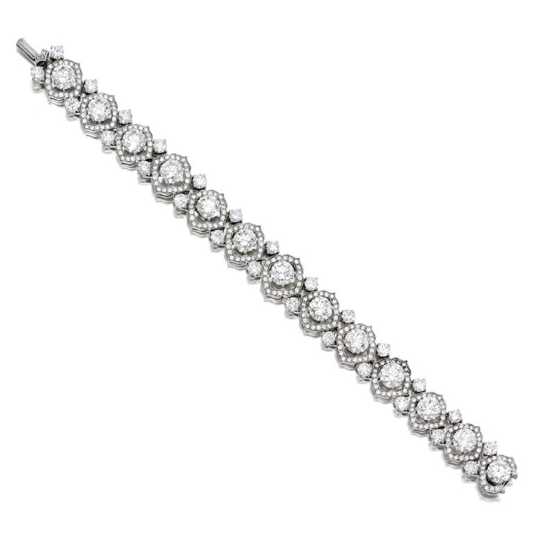 18k White Gold Diamond Bracelet
