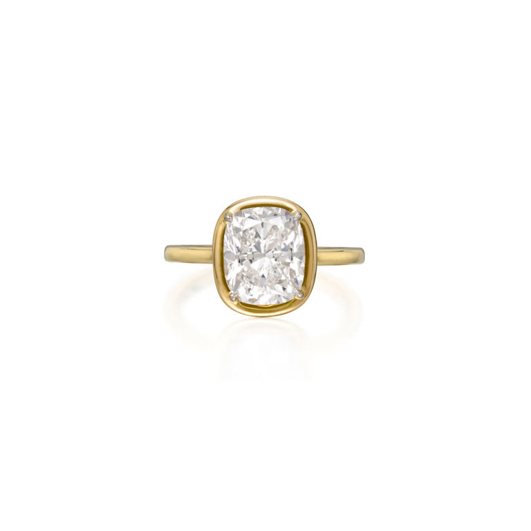 18k Yellow Gold Diamond Ring
