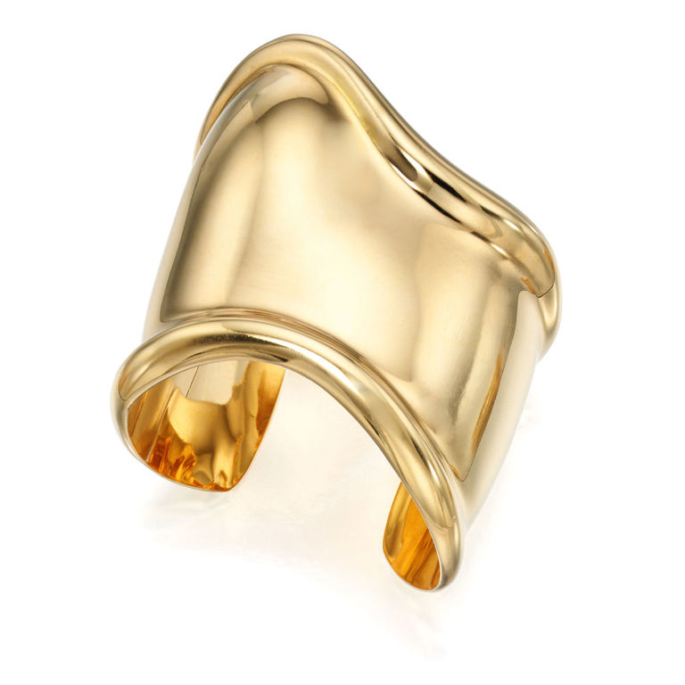 18k Yellow Gold Cuff Bracelet