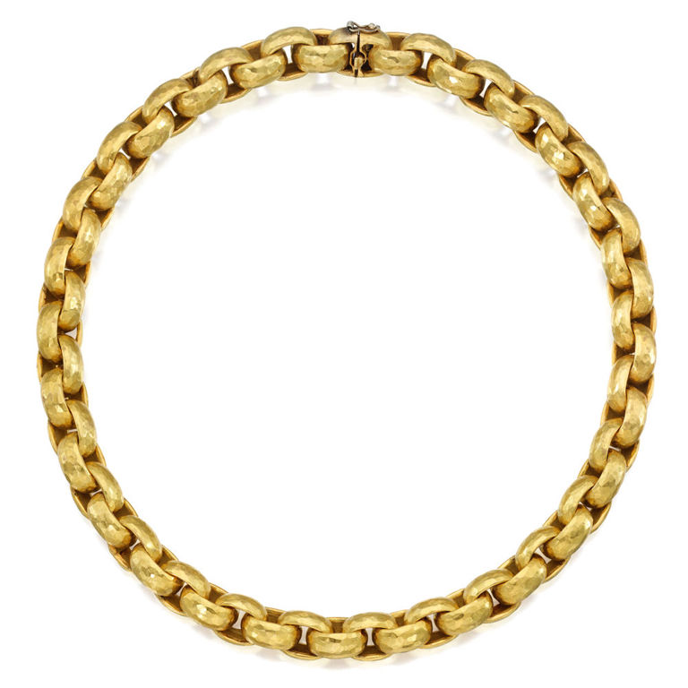 18k Yellow Gold Link Necklace