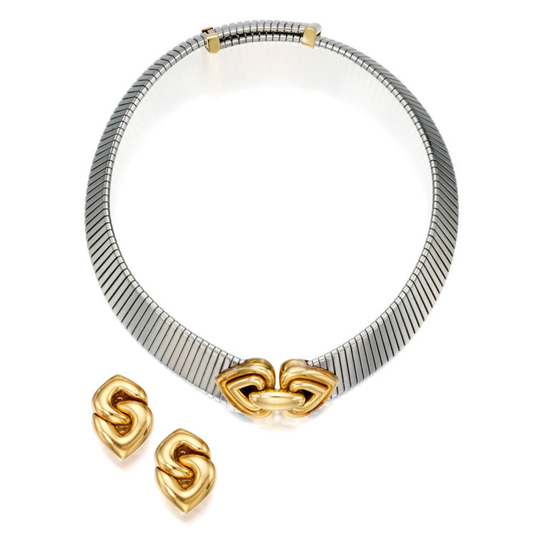 Set of 2 Gold Jewelry Set
