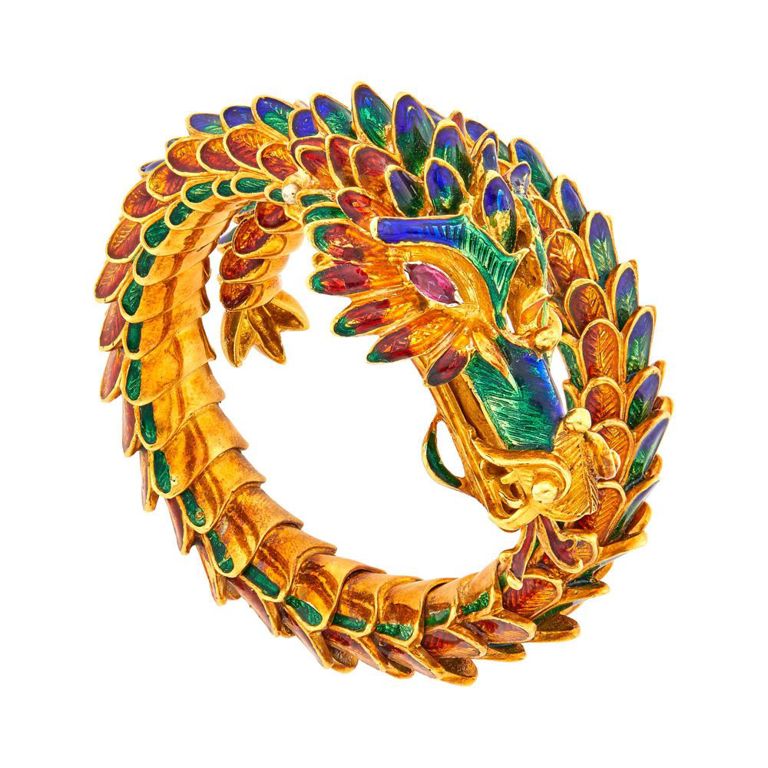 18k Gold Ruby Bracelet