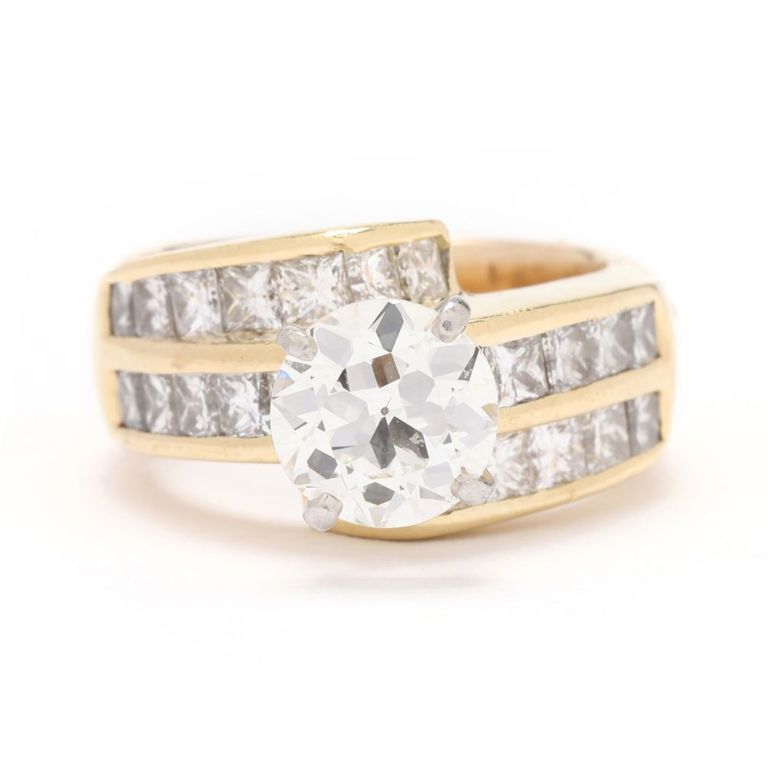 14k Gold Diamond Ring