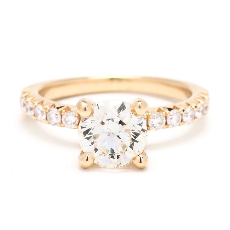 14k Gold Diamond Ring
