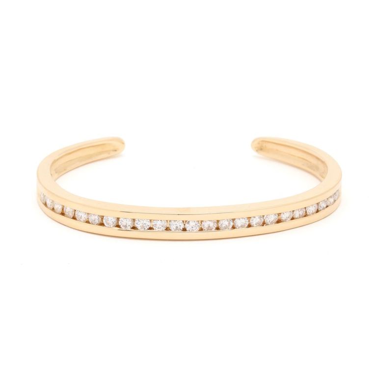 14k Gold Diamond Bracelet