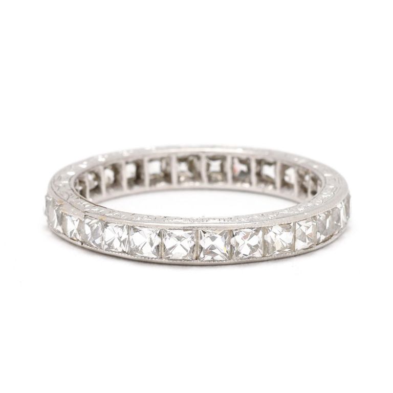 Platinum Diamond Eternity Band