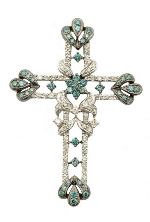 14k Gold Diamond Pendant