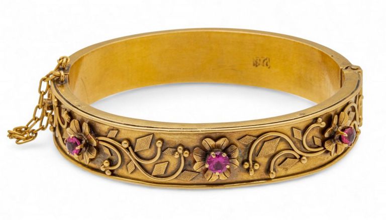 14k Gold Sapphire Bracelet