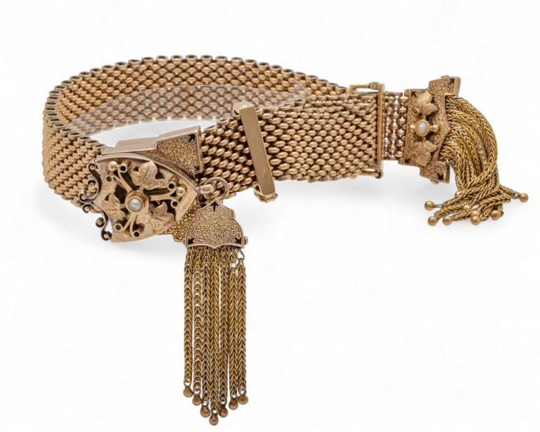 14k Gold Pearl Bracelet