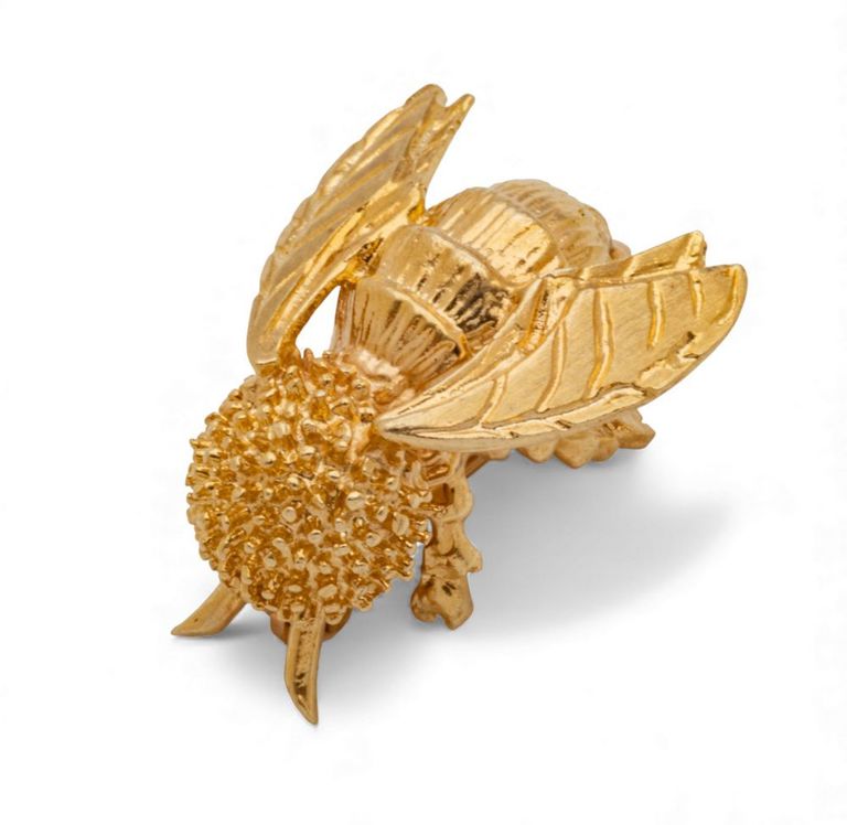 14k Gold Bee Brooch