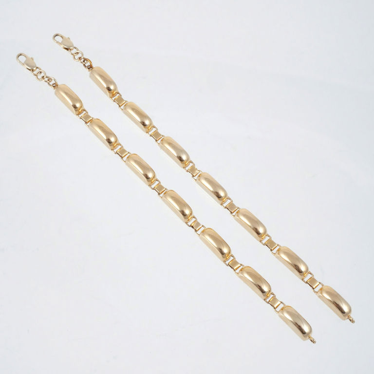 Pair of 14k Gold Bracelets