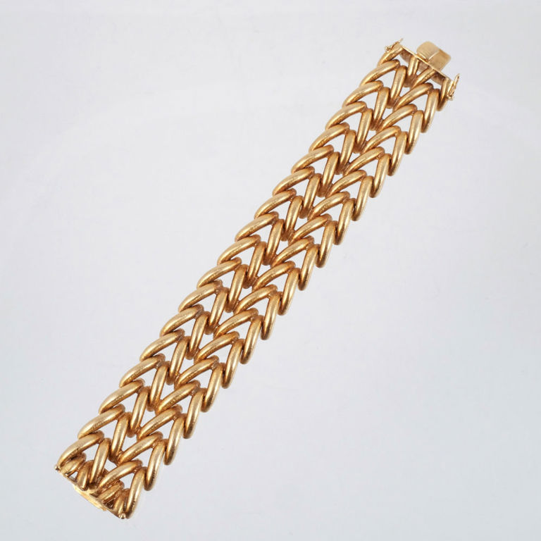18k Gold Link Bracelet