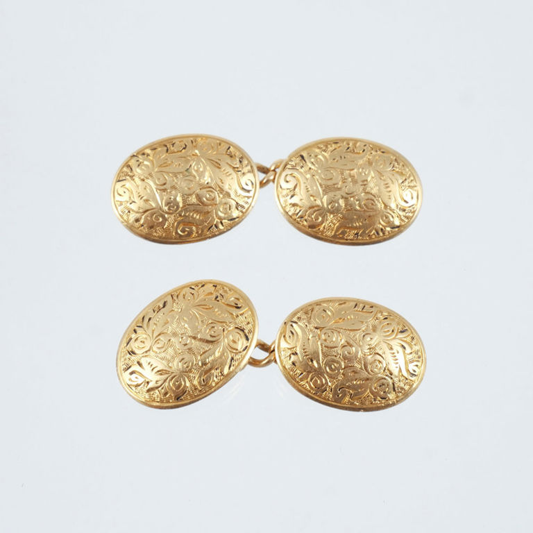 18k Gold Cufflinks