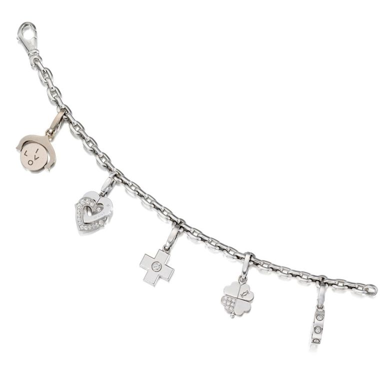18k White Gold Diamond Bracelet