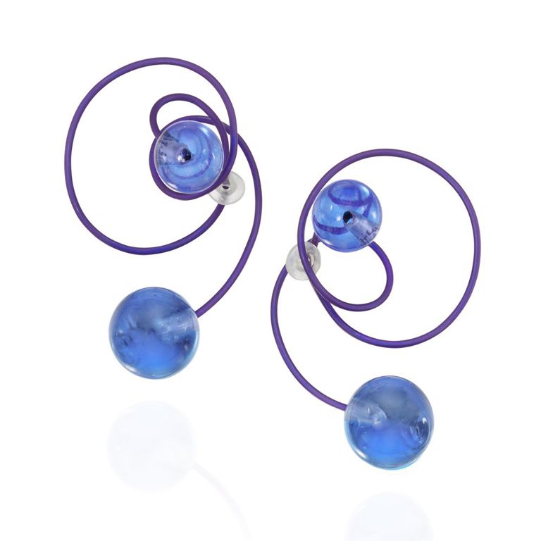 Titanium Glass Earrings