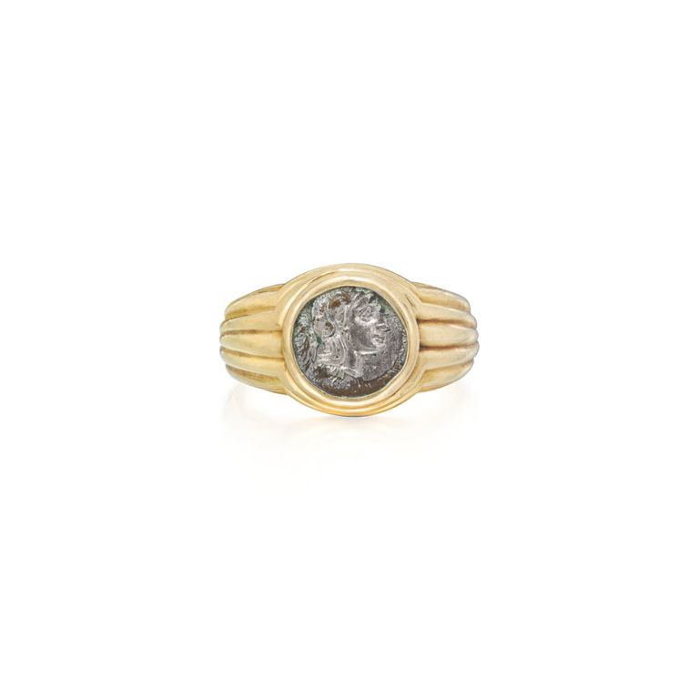 Gold Coin Ring