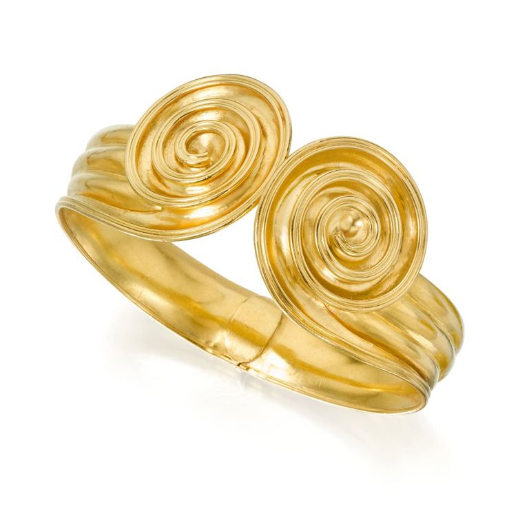 18k Yellow Gold Bangle Bracelet