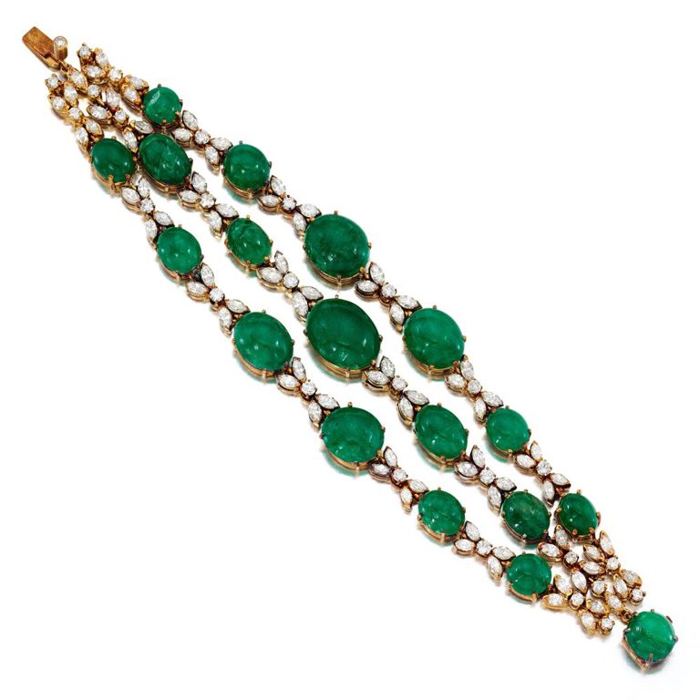 Emerald and Diamond Bracelet
