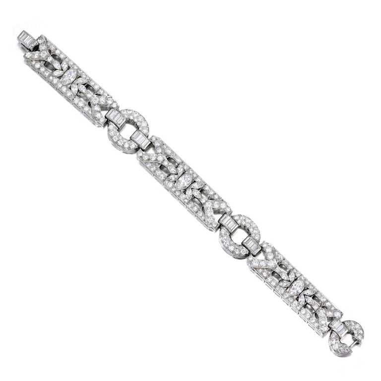 Platinum and Diamond Bracelet