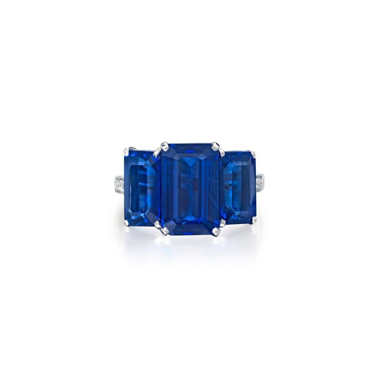 Sapphire and Diamond Ring