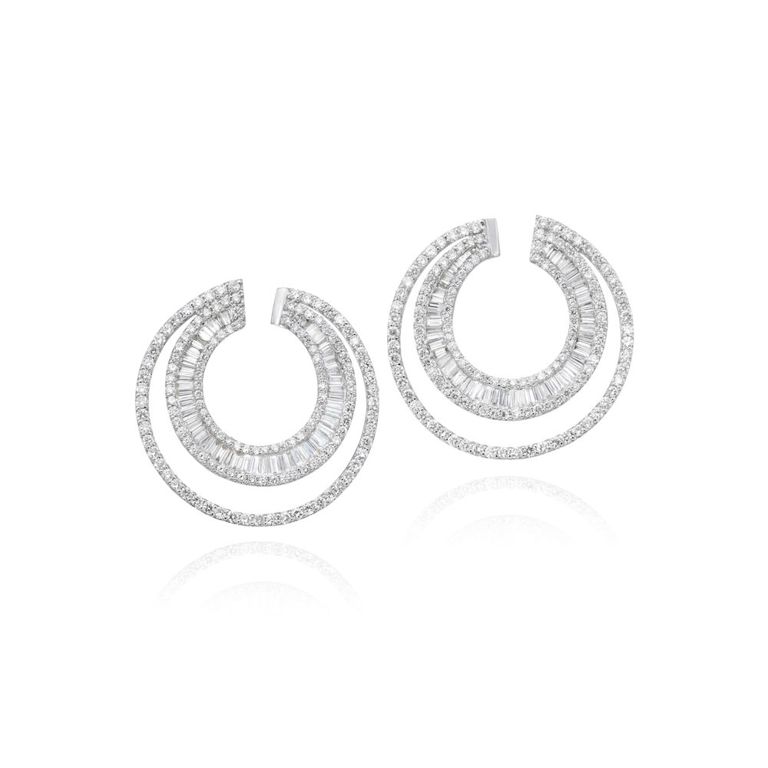 Pair of Diamond Earrings