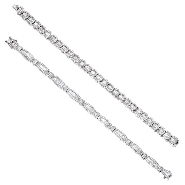 Two Diamond Bracelets