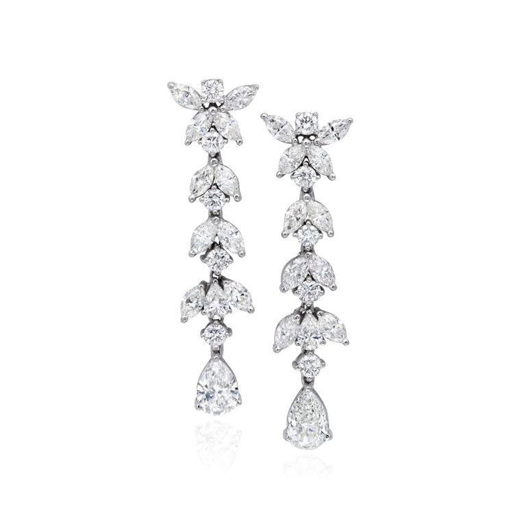 Pair of Diamond Earrings