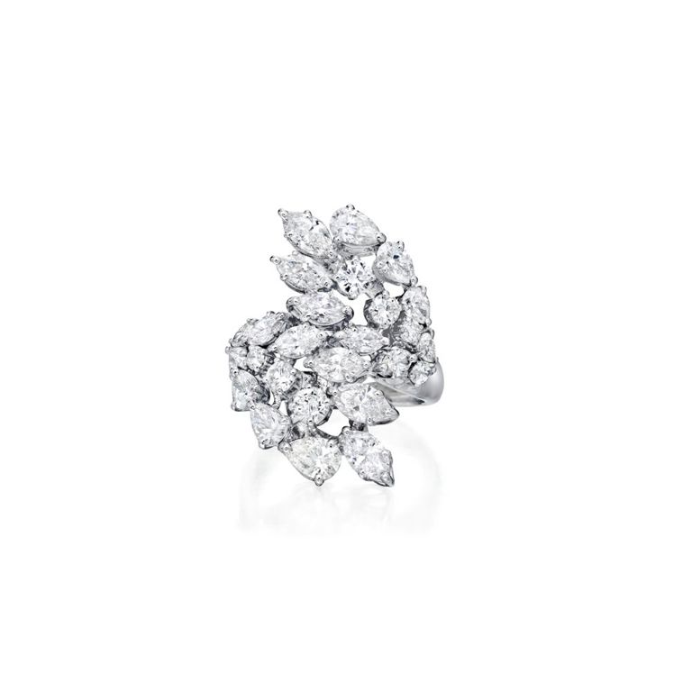 18k White Gold Diamond Ring