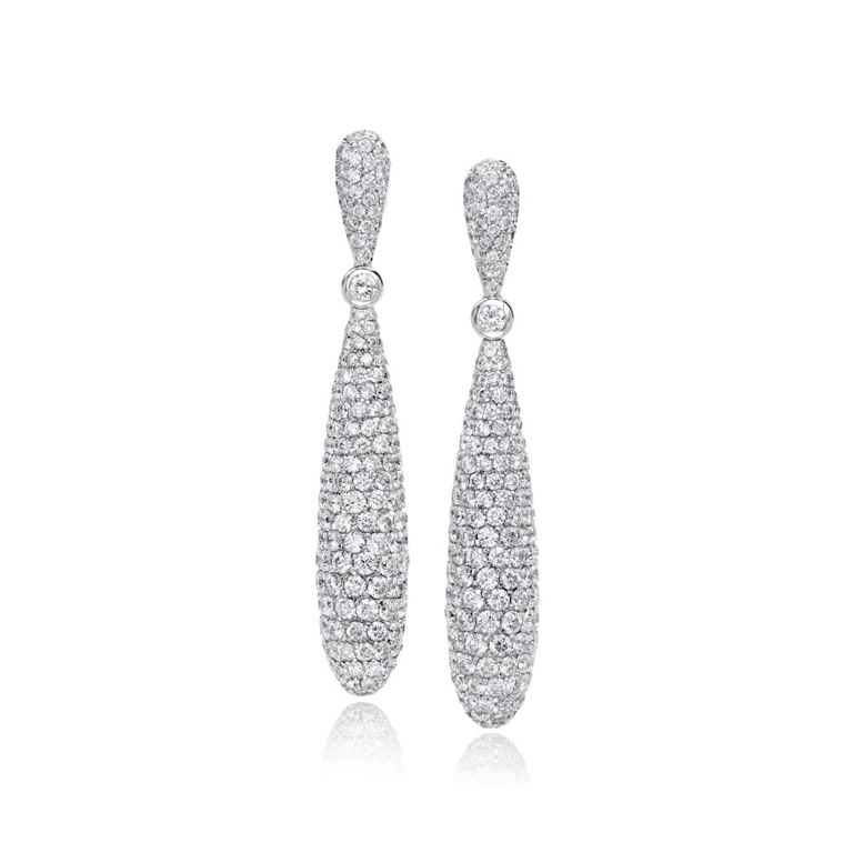 Pair of Diamond Earrings