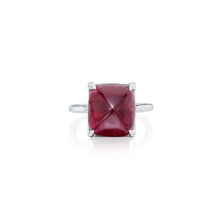 Platinum Spinel Ring